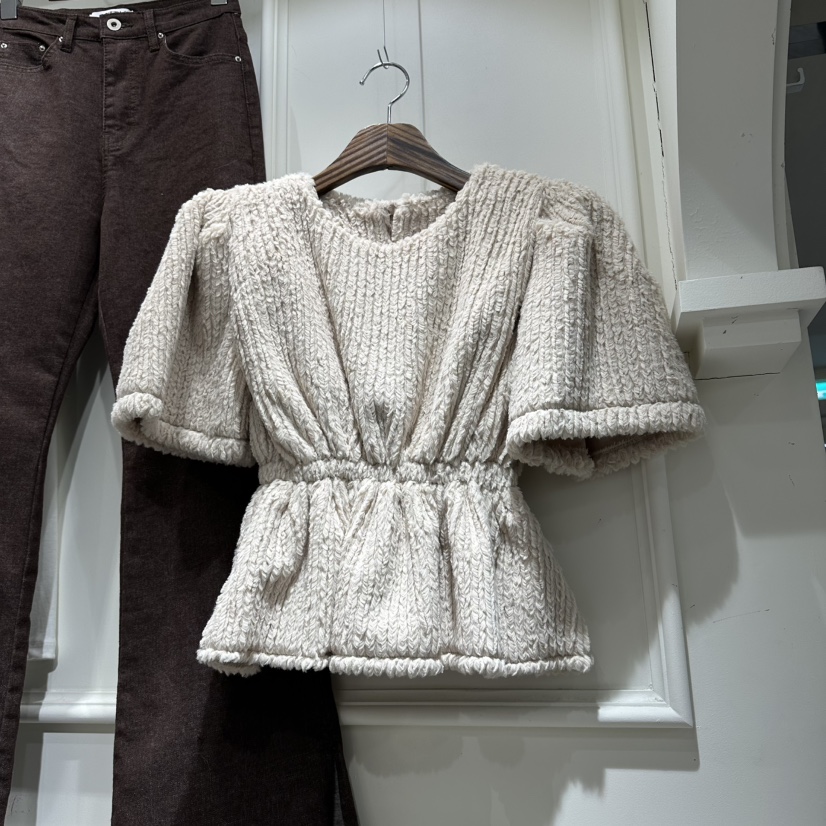 J.RITZY東大門㊣實拍女士新品25秋冬真品熱賣推薦時尚針織衫J.RITZY針織衫圖色4米色