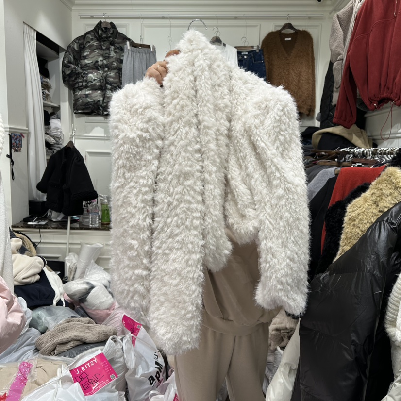 J.RITZY韓國代購㊣女裝新款人氣時尚熱賣推薦休閑夾克含圍巾J.RITZY夾克圖色1