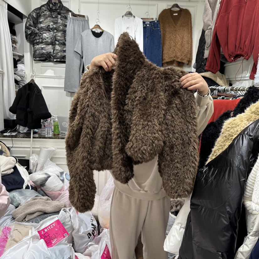 J.RITZY韓國代購㊣女裝新款人氣時尚熱賣推薦休閑夾克含圍巾J.RITZY夾克圖色3