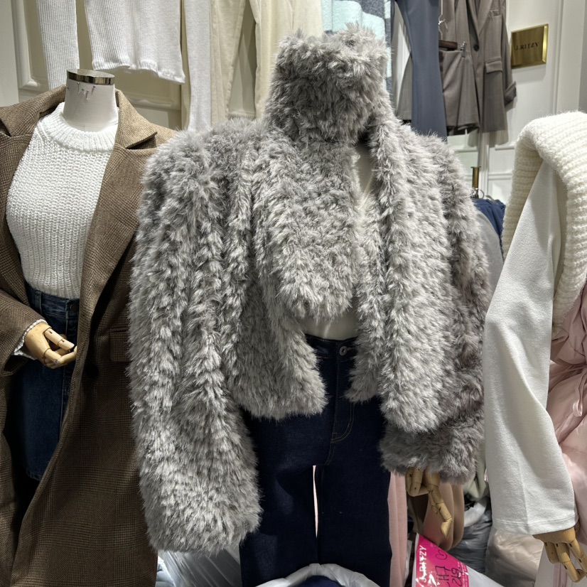 J.RITZY韓國代購㊣女裝新款人氣時尚熱賣推薦休閑夾克含圍巾J.RITZY夾克圖色4