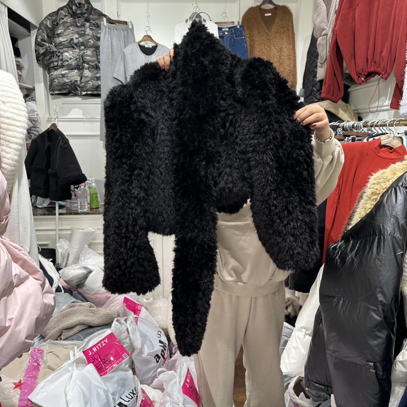 J.RITZY韓國代購㊣女裝新款人氣時尚熱賣推薦休閑夾克含圍巾J.RITZY夾克圖色5