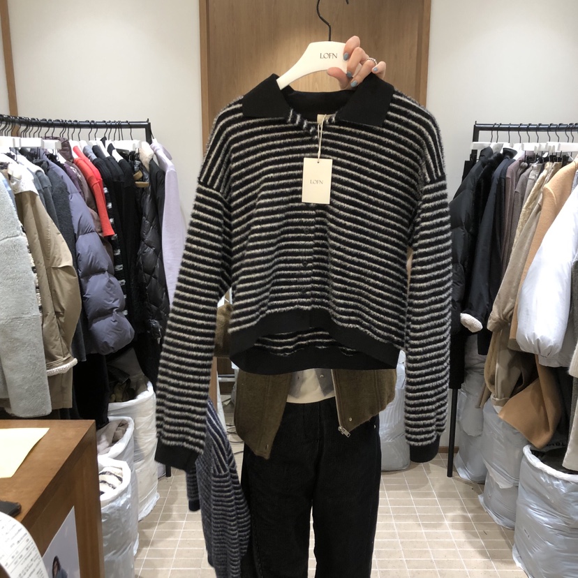 LOFN東大門㊣直郵女士新款真品25秋冬時尚職業熱賣休閑衛衣LOFN衛衣圖色3