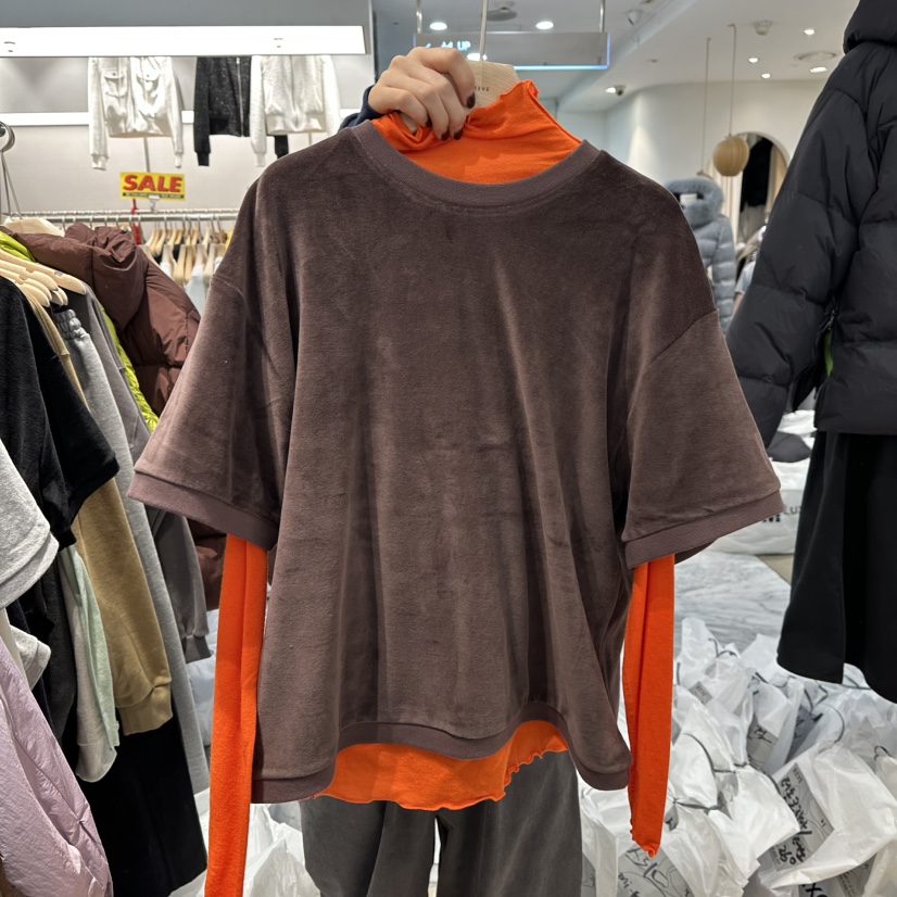 REVE-L東大門㊣直郵女士新款人氣真品熱賣職業T恤不含內搭REVE-LT恤圖色2