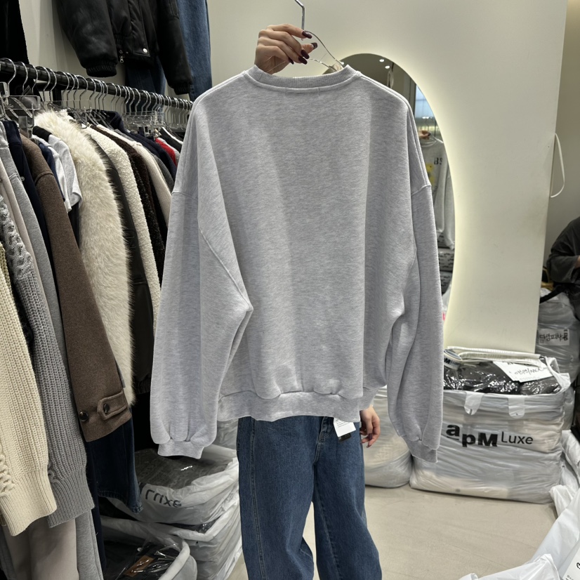 AT THE END東大門㊣代購女士新品休閑推薦時尚25秋冬衛衣AT THE END衛衣