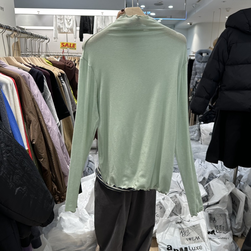 REVE-L東大門㊣代購女士新品25秋冬熱賣休閑職業推薦長袖T恤REVE-L長袖T恤