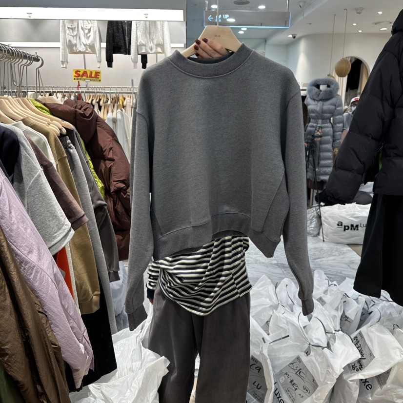 REVE-L東大門㊣代購女士新品熱賣休閑時尚人氣推薦衛衣加絨REVE-L衛衣圖色2