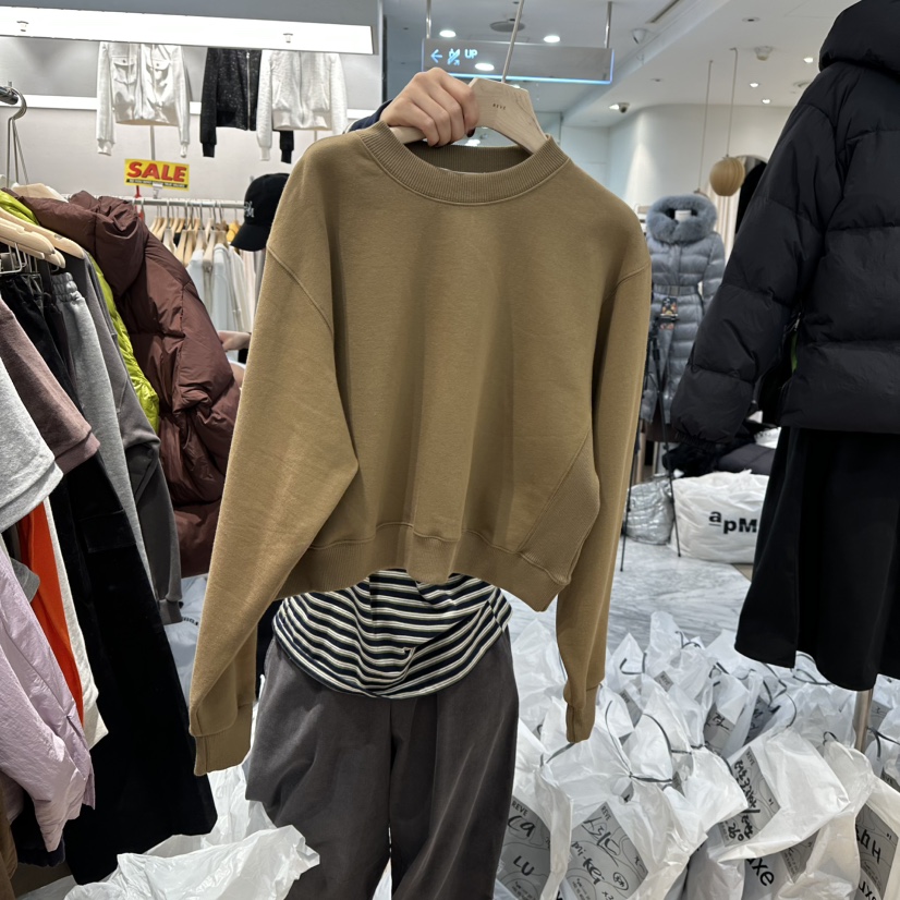 REVE-L東大門㊣代購女士新品熱賣休閑時尚人氣推薦衛衣加絨REVE-L衛衣圖色3