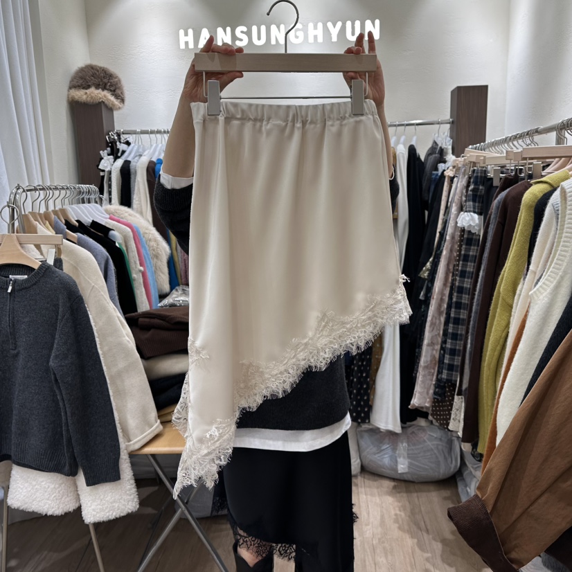 HANSUNGHYUN韓國直郵㊣女士新品時尚真品職業熱賣半身裙中短裙HANSUNGHYUN半身裙/中短裙