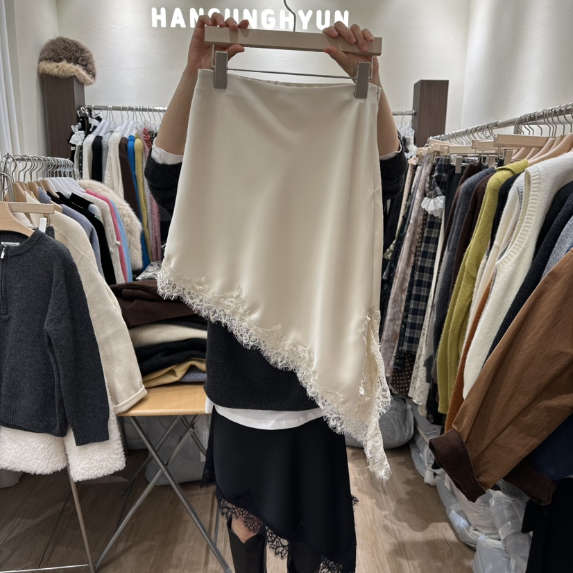 HANSUNGHYUN韓國直郵㊣女士新品時尚真品職業熱賣半身裙中短裙HANSUNGHYUN半身裙/中短裙圖色1