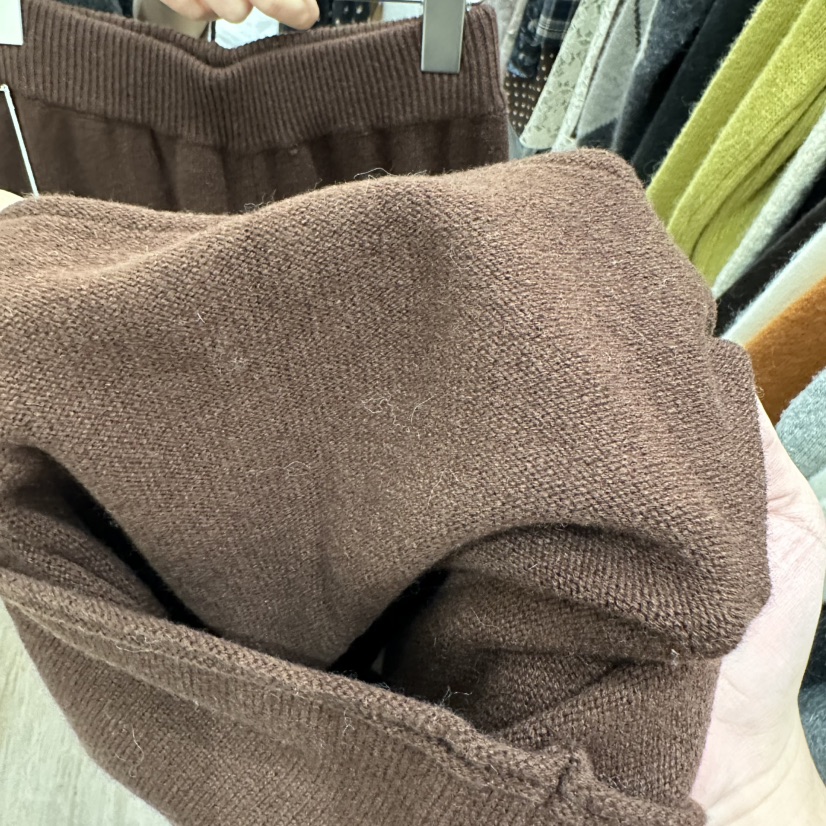 HANSUNGHYUN東大門㊣代購女裝新品休閑25秋冬熱賣真品長裙羊毛HANSUNGHYUN長裙