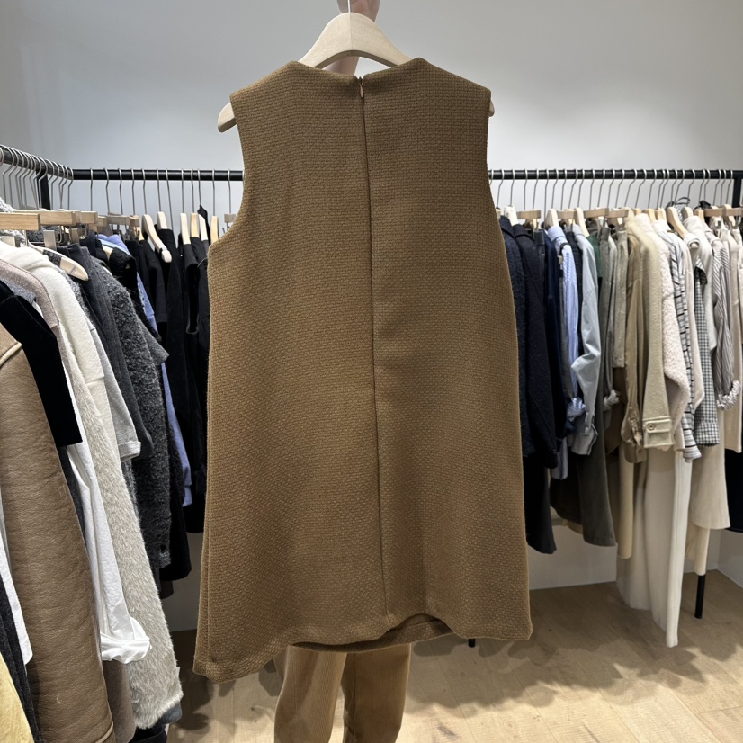 OVERTAKE韓國直郵㊣女士新款熱賣推薦職業時尚連衣裙斜紋布OVERTAKE連衣裙