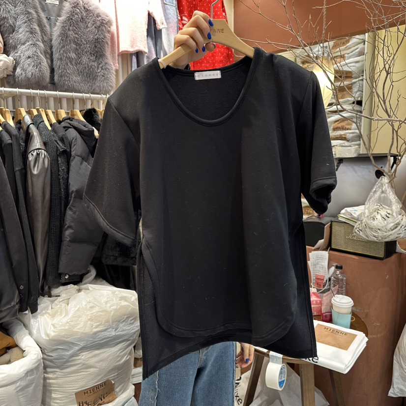 MIENNE韓國代購㊣女士新品職業人氣熱賣25秋冬時尚推薦真品T恤MIENNET恤圖色4