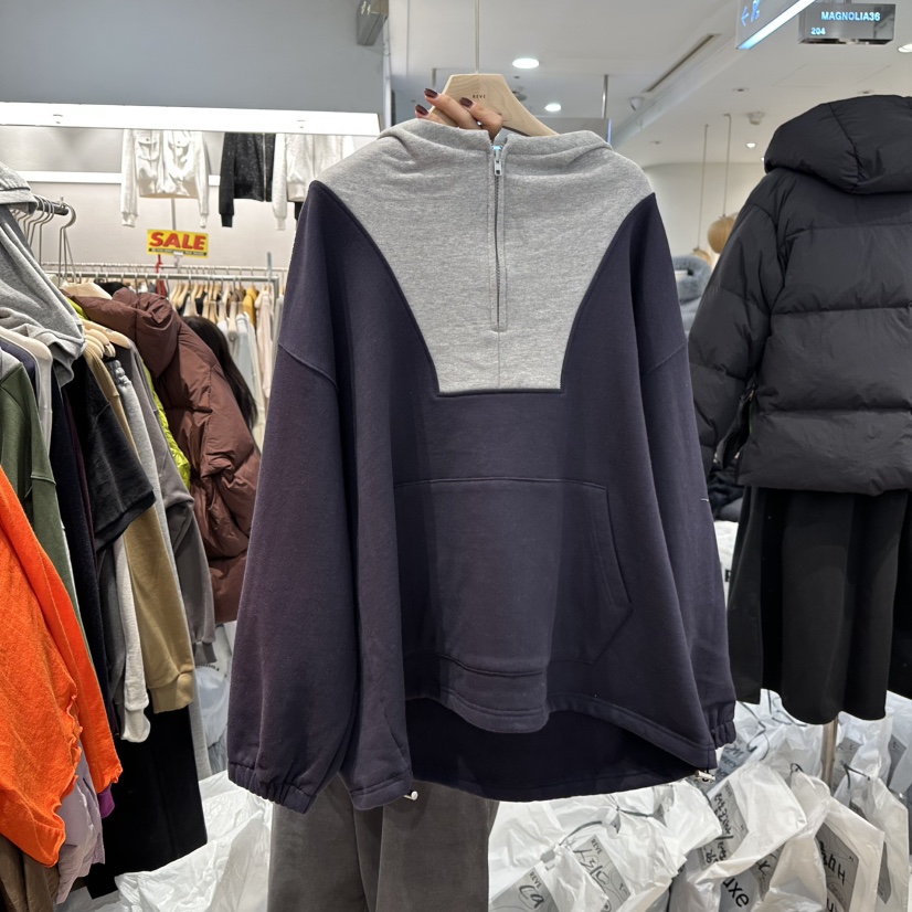 REVE-L東大門㊣代購女裝新款休閑職業熱賣時尚25秋冬真品衛衣REVE-L衛衣圖色2