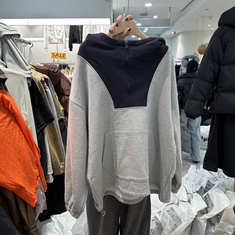 REVE-L東大門㊣代購女裝新款休閑職業熱賣時尚25秋冬真品衛衣REVE-L衛衣圖色3