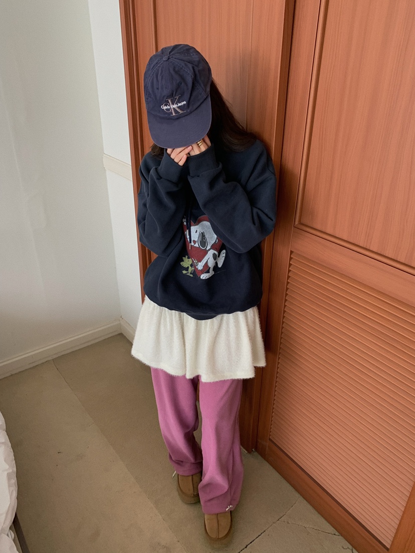 CAMEL-P韓國直郵㊣女裝新款推薦衛衣史努比拉鏈Came_l 家衛衣