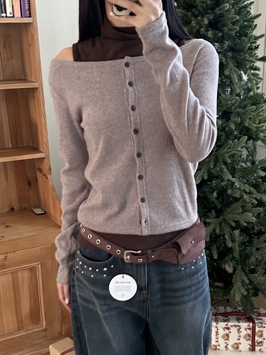 I MFACT東大門㊣實拍女士新品推薦熱賣25秋冬人氣長袖T恤開衫I MFACT長袖T恤