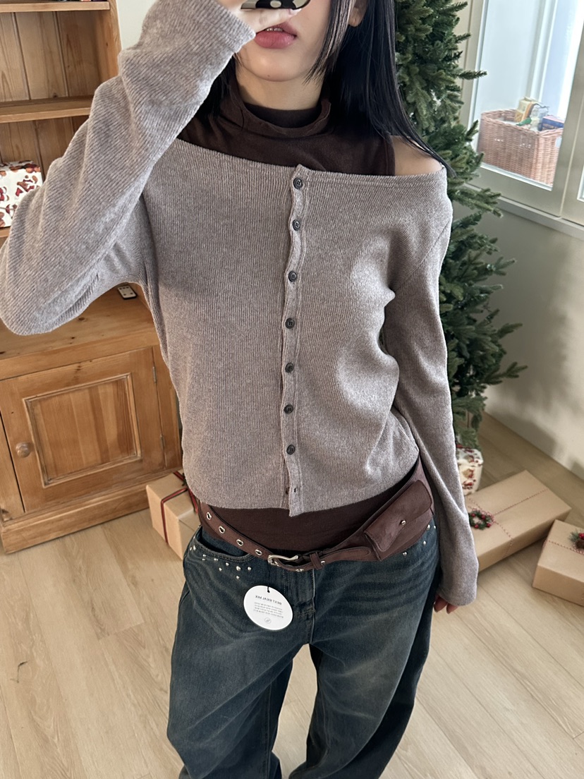 I MFACT東大門㊣實拍女士新品推薦熱賣25秋冬人氣長袖T恤開衫I MFACT長袖T恤