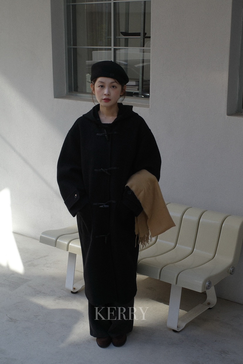 KERRY韓國直郵㊣女士新品時尚休閑職業熱賣25秋冬中長款大衣KERRY中長款大衣