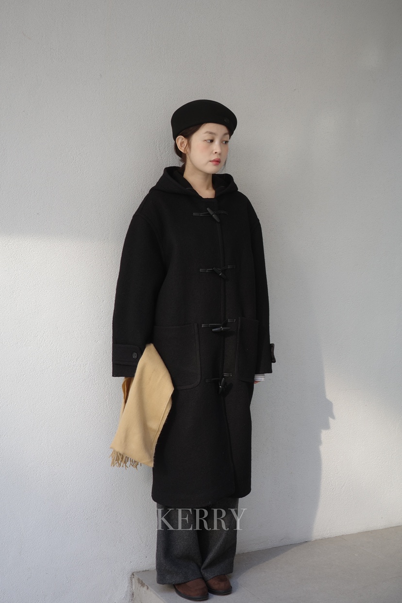 KERRY韓國直郵㊣女士新品時尚休閑職業熱賣25秋冬中長款大衣KERRY中長款大衣