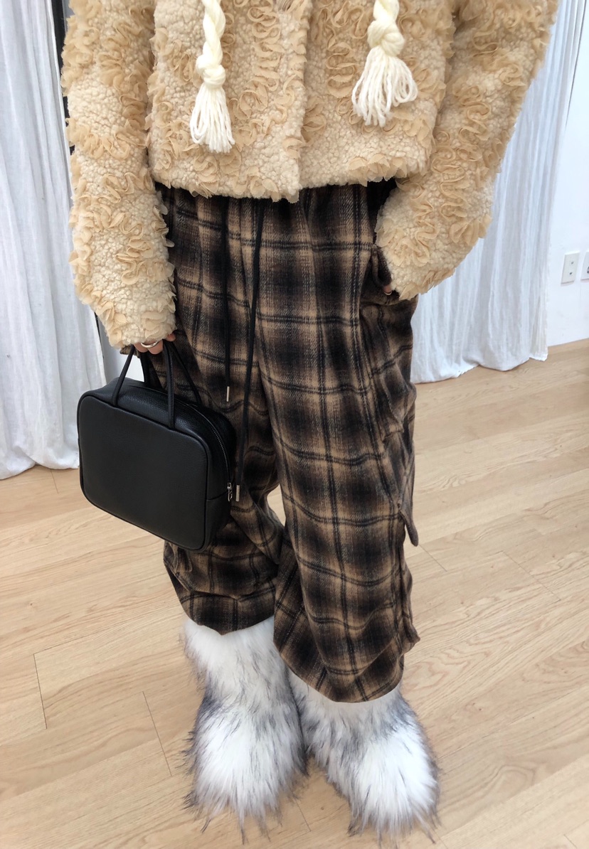 MELTED-P韓國代購㊣女士新品熱賣職業時尚推薦人氣真品休閑褲MELTED-P休閑褲圖色1