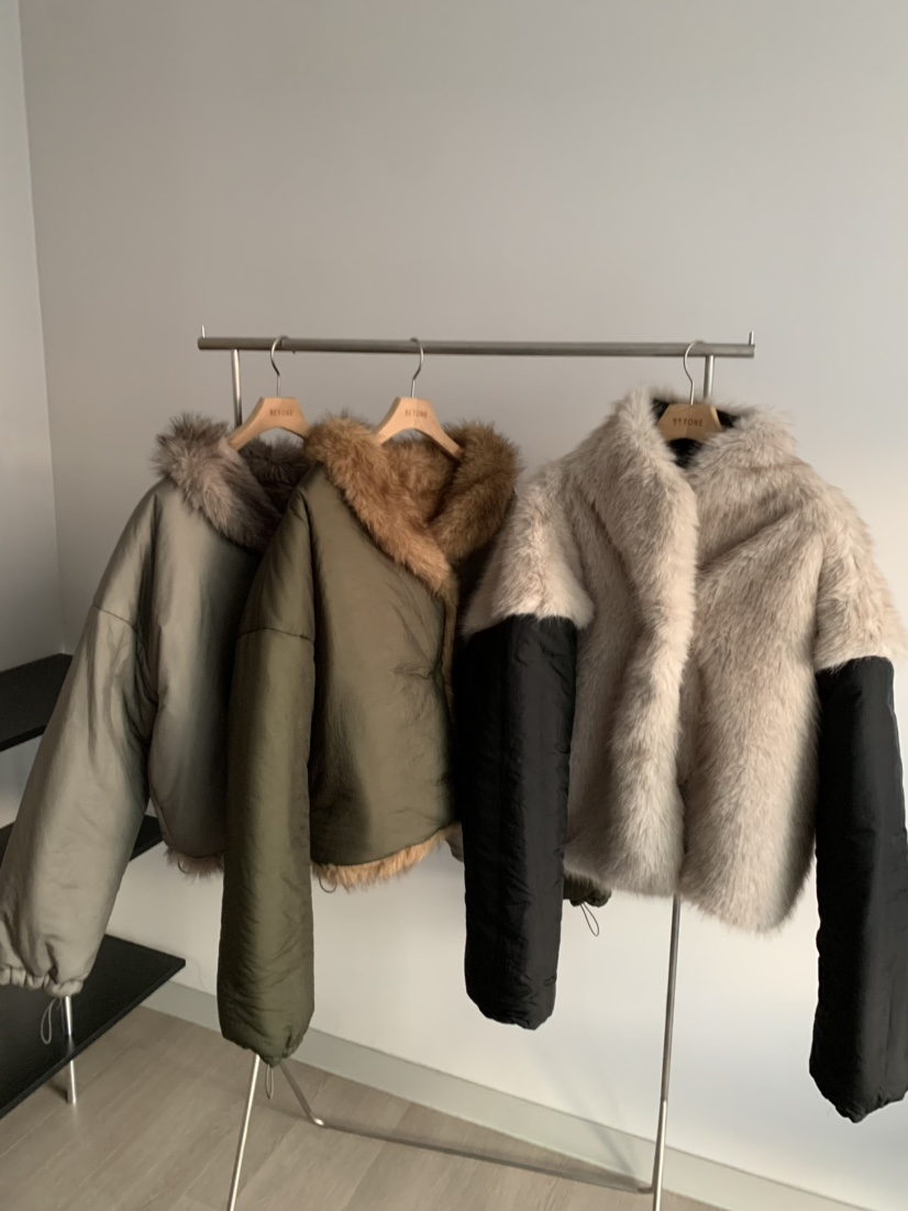 BETONE東大門㊣代購女士新品休閑時尚職業25秋冬短款棉服填充BETONE短款棉服