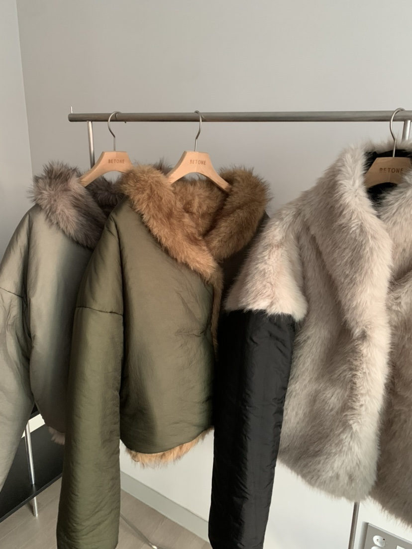 BETONE東大門㊣代購女士新品休閑時尚職業25秋冬短款棉服填充BETONE短款棉服