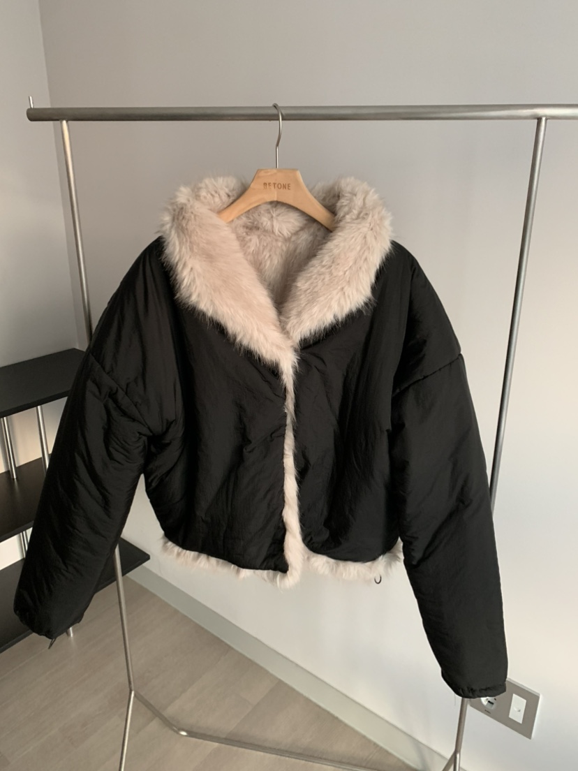 BETONE東大門㊣代購女士新品休閑時尚職業25秋冬短款棉服填充BETONE短款棉服圖色1
