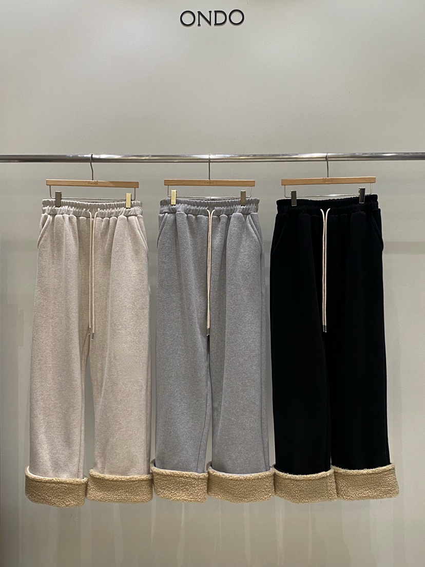 ONDO-P東大門㊣直郵女士新款休閑職業25秋冬人氣休閑褲羊毛ONDO-P休閑褲