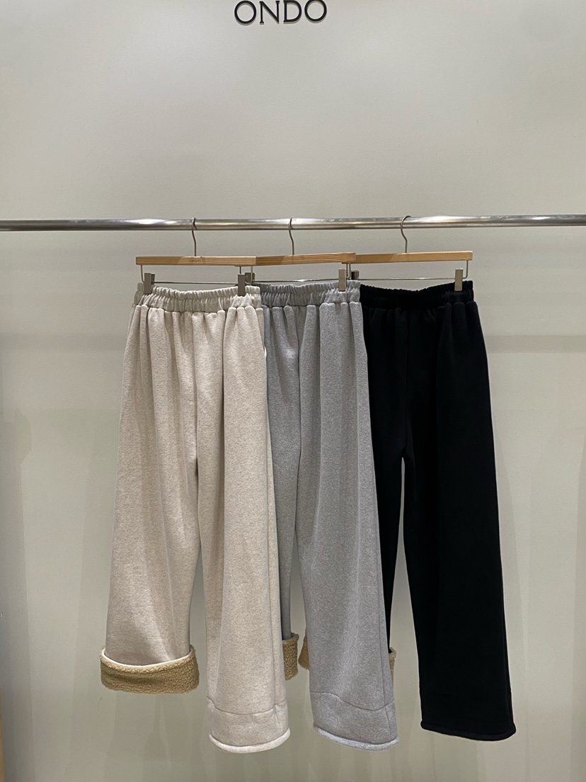 ONDO-P東大門㊣直郵女士新款休閑職業25秋冬人氣休閑褲羊毛ONDO-P休閑褲