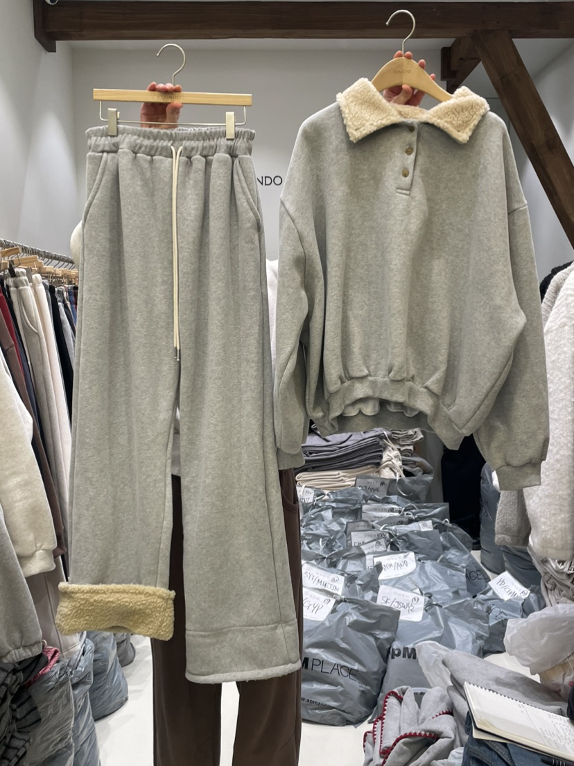 ONDO-P東大門㊣直郵女士新款休閑職業25秋冬人氣休閑褲羊毛ONDO-P休閑褲