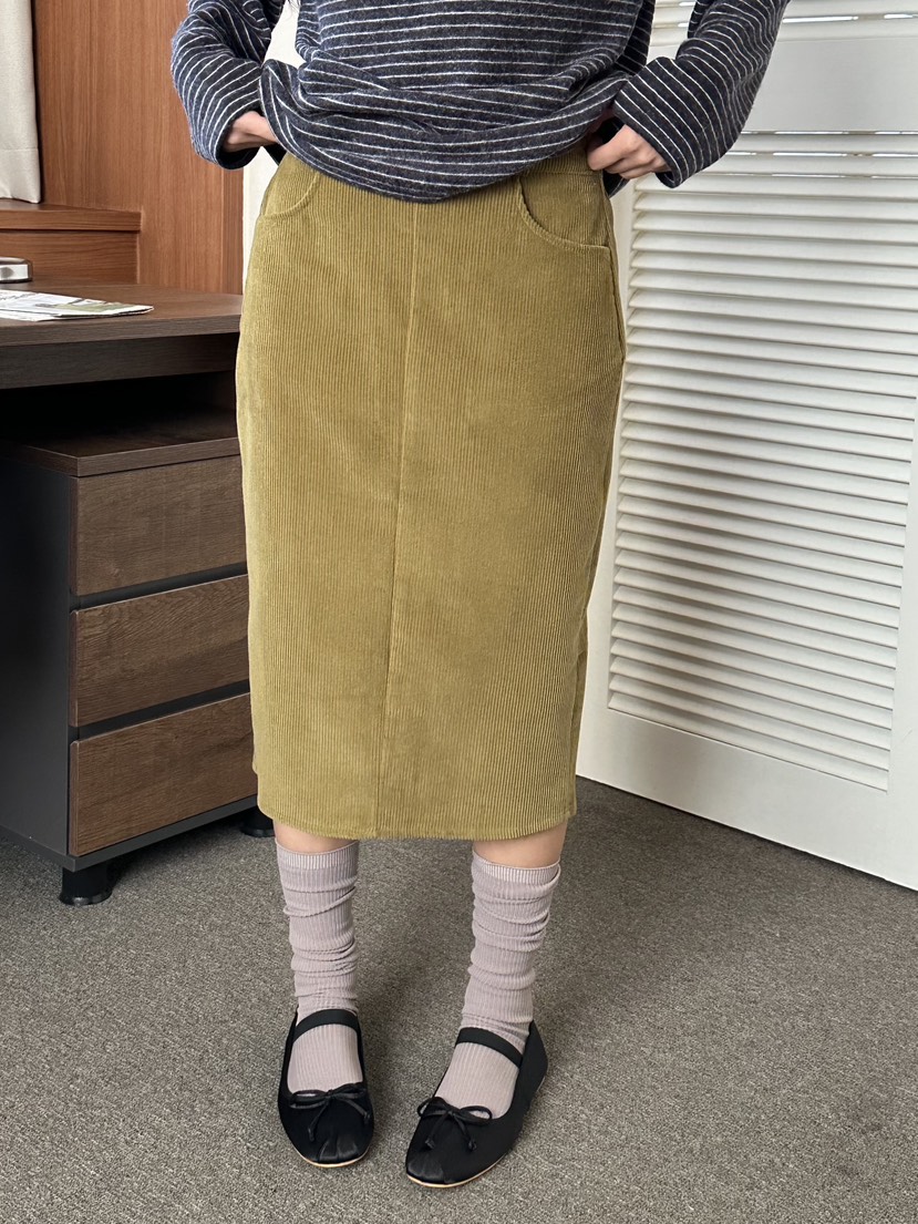 I MFACT韓國直郵㊣女裝新款推薦真品25秋冬熱賣半身裙中短裙I MFACT半身裙/中短裙圖色1