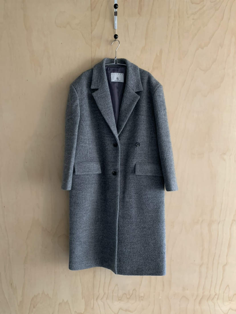 BETONE韓國代購㊣女士新品熱賣25秋冬職業時尚休閑中長款大衣BETONE中長款大衣