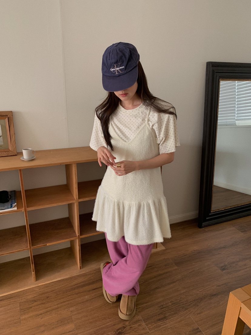 CAMEL-P東大門㊣直郵女士新款25秋冬連衣裙安哥拉Came_l 家連衣裙