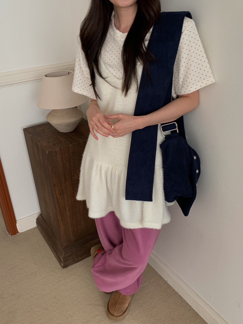 CAMEL-P東大門㊣直郵女士新款25秋冬連衣裙安哥拉Came_l 家連衣裙