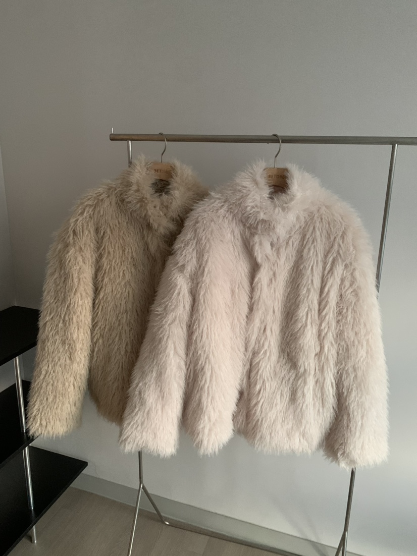 BETONE東大門㊣代購女士新品職業真品人氣休閑短款大衣羊毛皮BETONE短款大衣