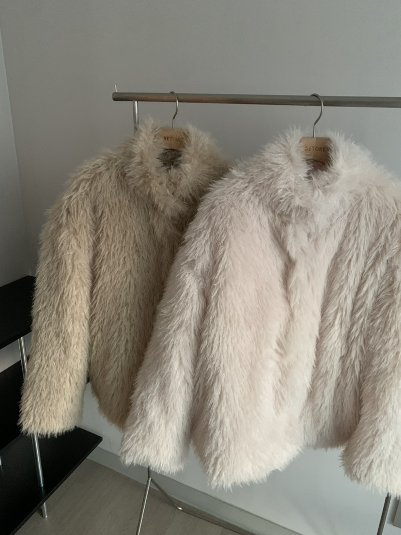 BETONE東大門㊣代購女士新品職業真品人氣休閑短款大衣羊毛皮BETONE短款大衣