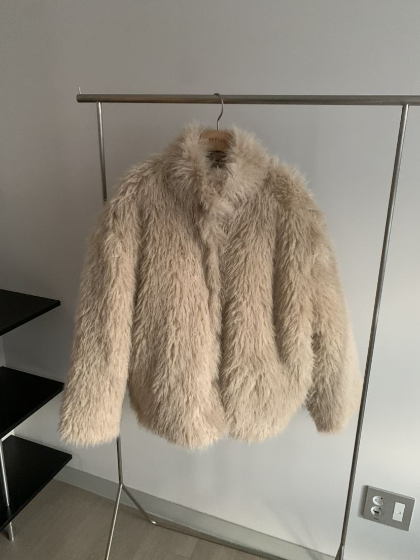 BETONE東大門㊣代購女士新品職業真品人氣休閑短款大衣羊毛皮BETONE短款大衣圖色2