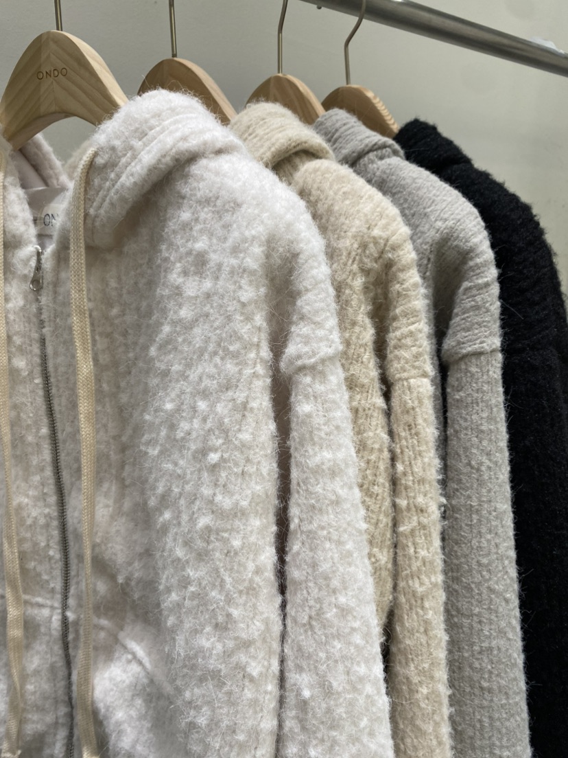 ONDO-P東大門㊣代購女士新款人氣時尚真品25秋冬夾克連帽拉鏈衫ONDO-P夾克