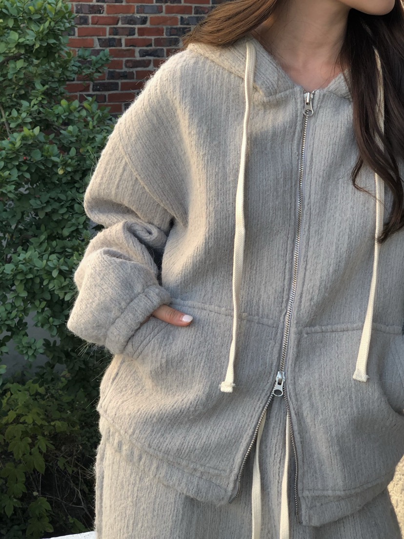 ONDO-P東大門㊣代購女士新款人氣時尚真品25秋冬夾克連帽拉鏈衫ONDO-P夾克