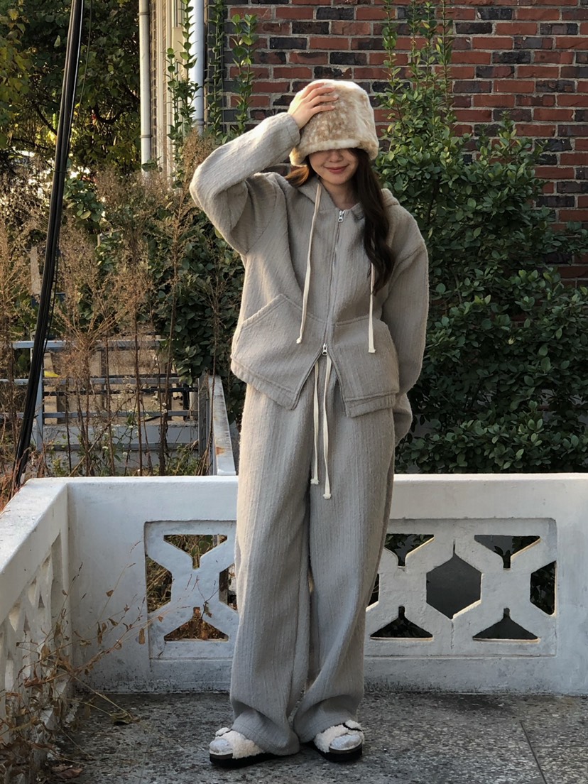 ONDO-P東大門㊣代購女士新款人氣時尚真品25秋冬夾克連帽拉鏈衫ONDO-P夾克