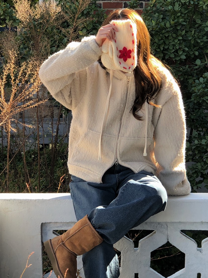 ONDO-P東大門㊣代購女士新款人氣時尚真品25秋冬夾克連帽拉鏈衫ONDO-P夾克