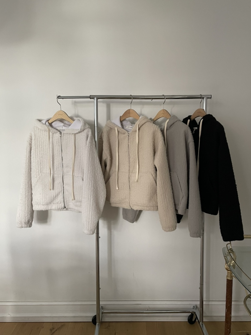 ONDO-P東大門㊣代購女士新款人氣時尚真品25秋冬夾克連帽拉鏈衫ONDO-P夾克