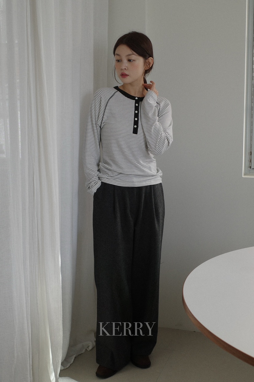 KERRY東大門㊣實拍女裝新款人氣推薦職業熱賣休閑時尚長袖T恤KERRY長袖T恤