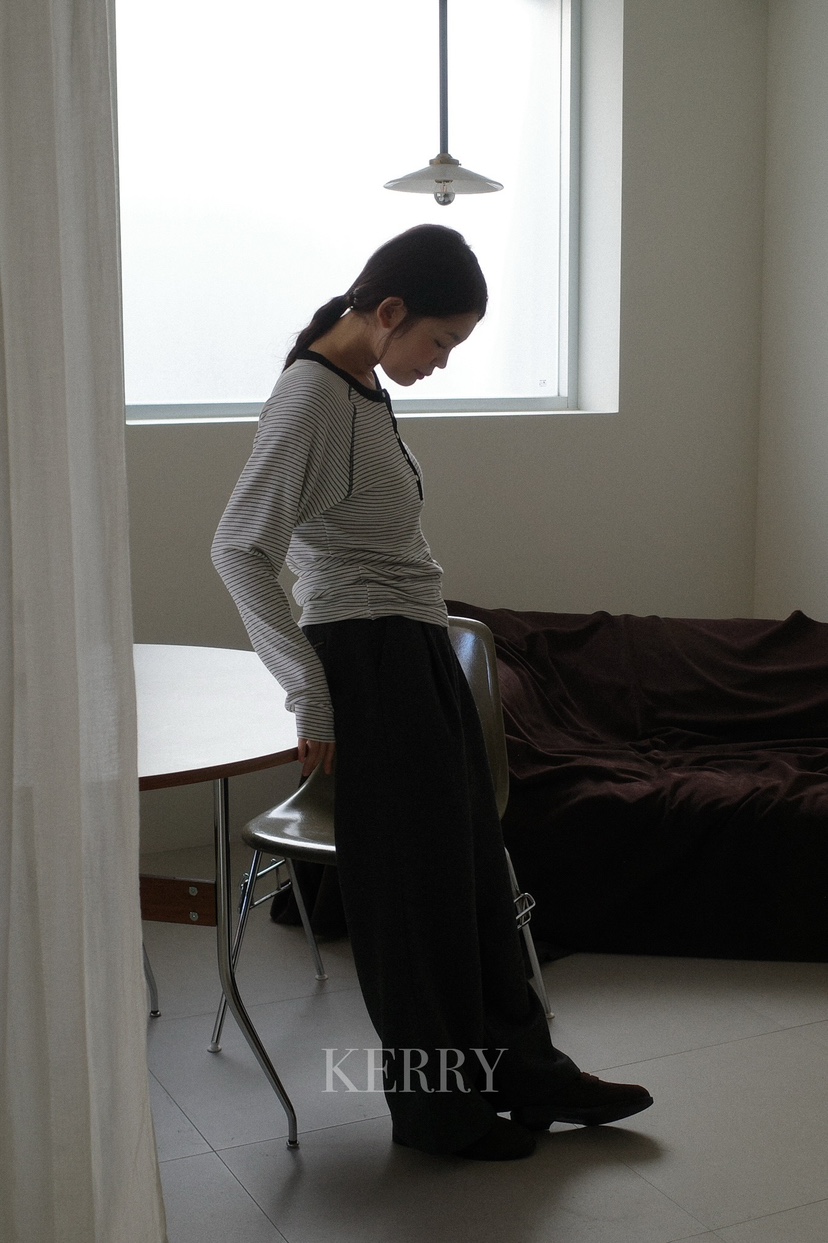 KERRY東大門㊣實拍女裝新款人氣推薦職業熱賣休閑時尚長袖T恤KERRY長袖T恤