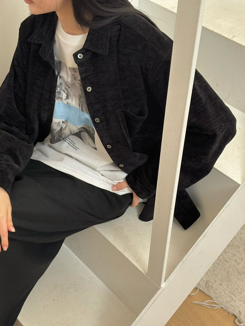 BINUS韓國直郵㊣女裝新品時尚熱賣人氣職業真品25秋冬襯衫蕾絲衫BINUS襯衫/蕾絲衫