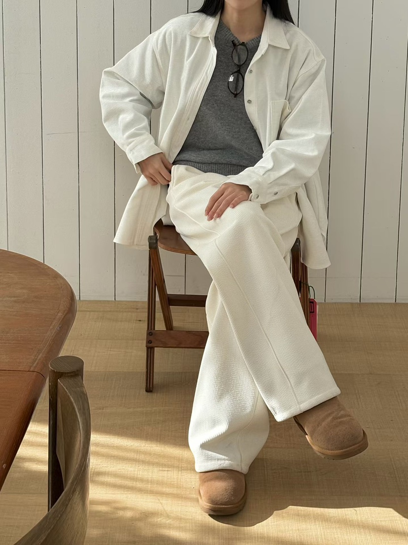 BINUS韓國直郵㊣女裝新品時尚熱賣人氣職業真品25秋冬襯衫蕾絲衫BINUS襯衫/蕾絲衫