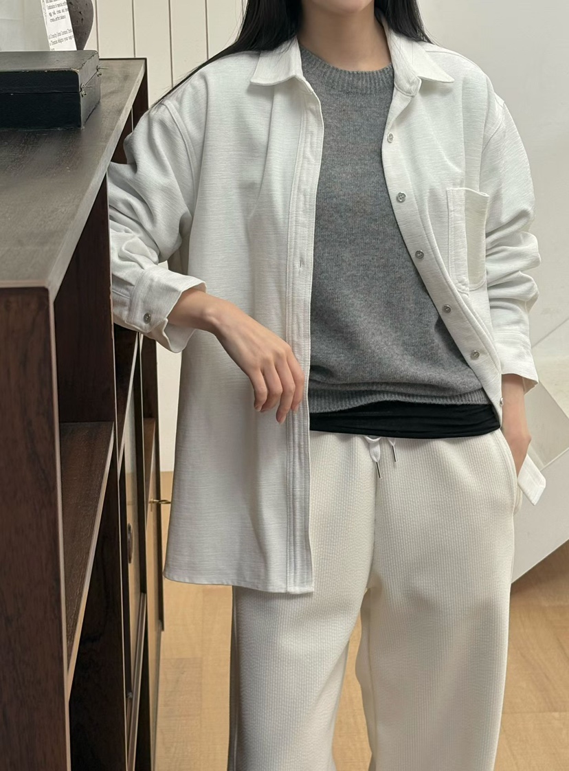 BINUS韓國直郵㊣女裝新品時尚熱賣人氣職業真品25秋冬襯衫蕾絲衫BINUS襯衫/蕾絲衫