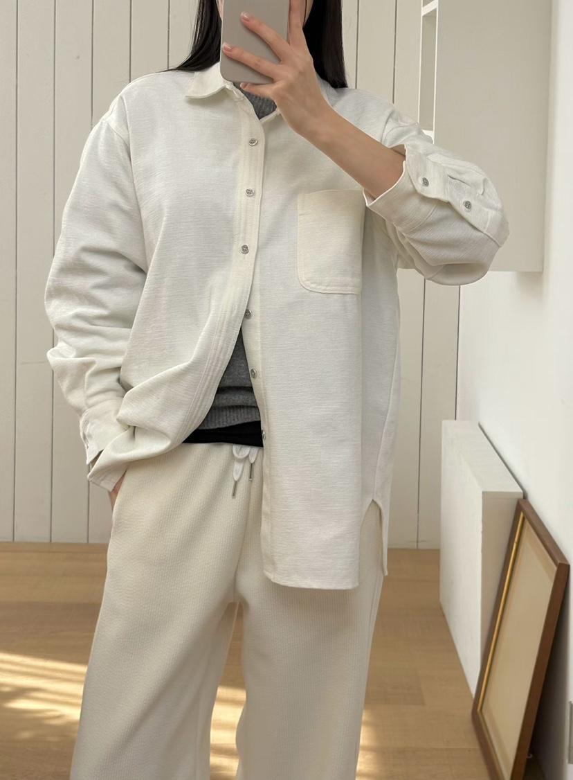 BINUS韓國直郵㊣女裝新品時尚熱賣人氣職業真品25秋冬襯衫蕾絲衫BINUS襯衫/蕾絲衫