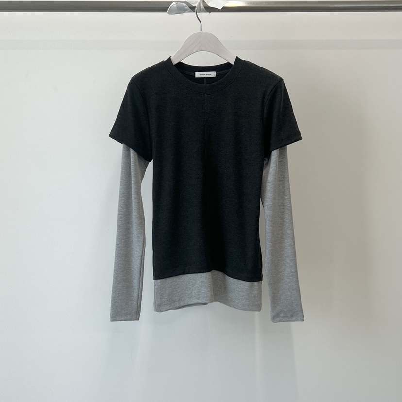 ANOTHER AVENUE韓國直郵㊣女裝新款推薦時尚熱賣休閑長袖T恤ANOTHER AVENUE長袖T恤圖色3