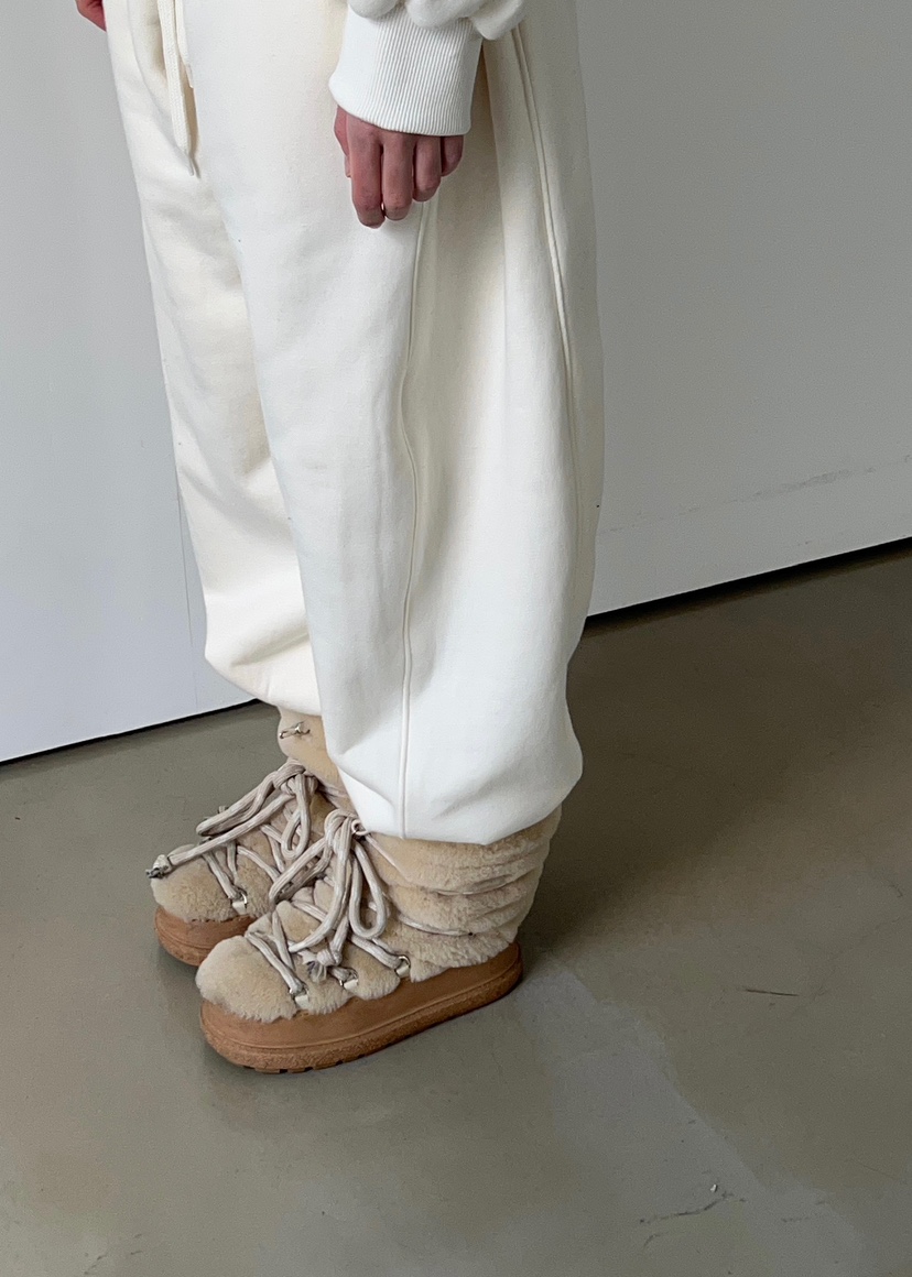 ANOTHER AVENUE韓國代購㊣女士新款休閑職業真品休閑褲羊毛皮ANOTHER AVENUE休閑褲